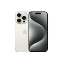 iPhone 15 Pro 128 Go Titane Blanc (Grade C) (Margin VAT) (Refurb)