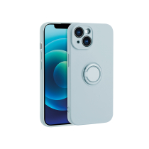 Coque Finger Grip iPhone 15 Pro (Bleu Clair)